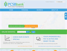 Tablet Screenshot of pcsb.com